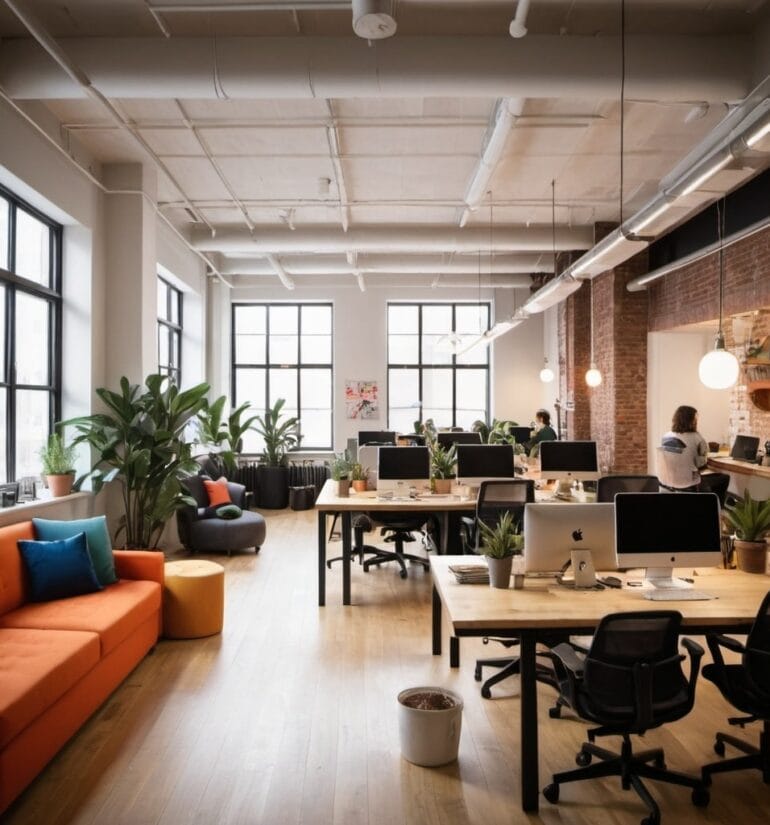 Bureau en Espace Ouvert